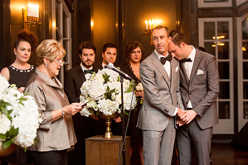 Sweet moments at a Chicago Athletic Association Hotel wedding