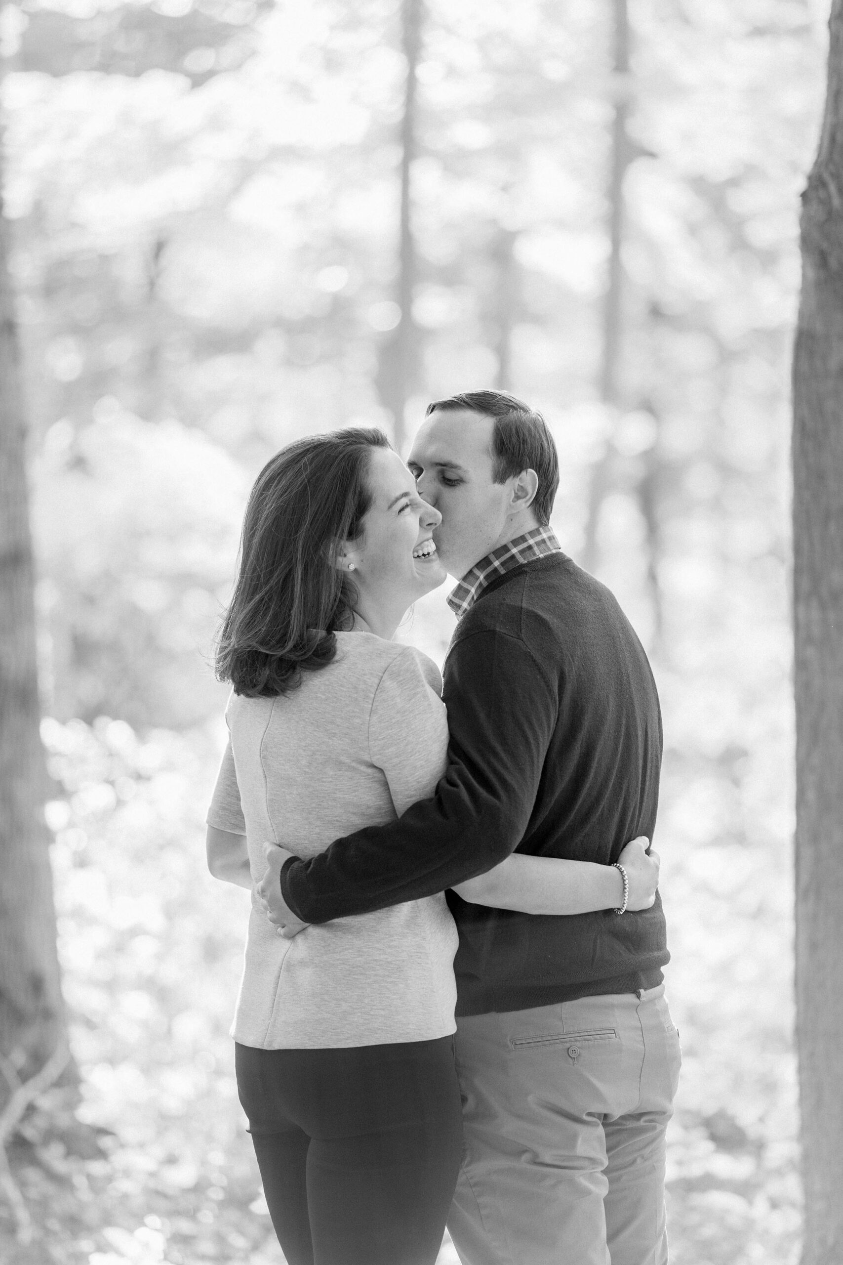 western michigan fall engagement session