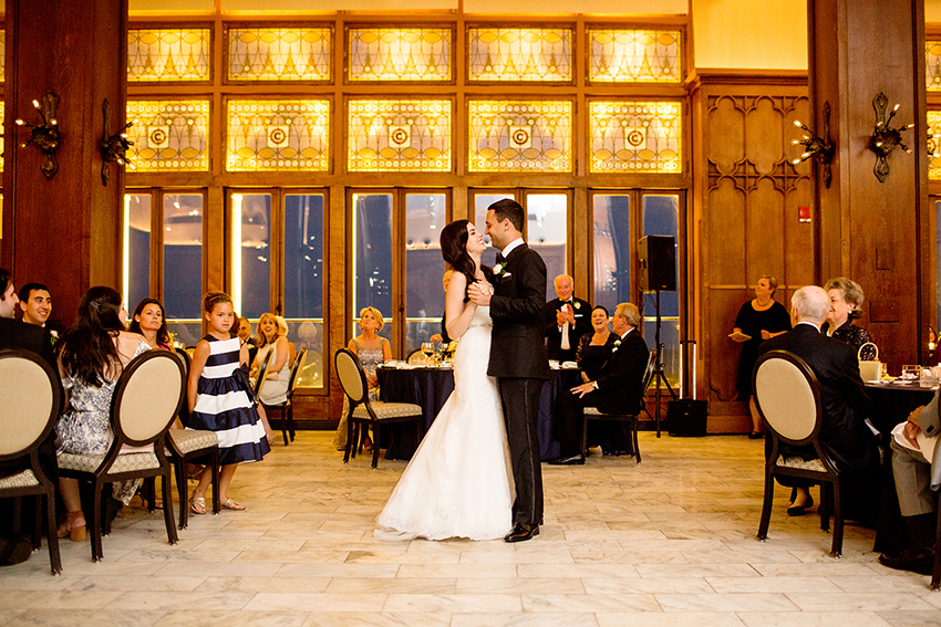 chicago athletic association hotel wedding reception photos
