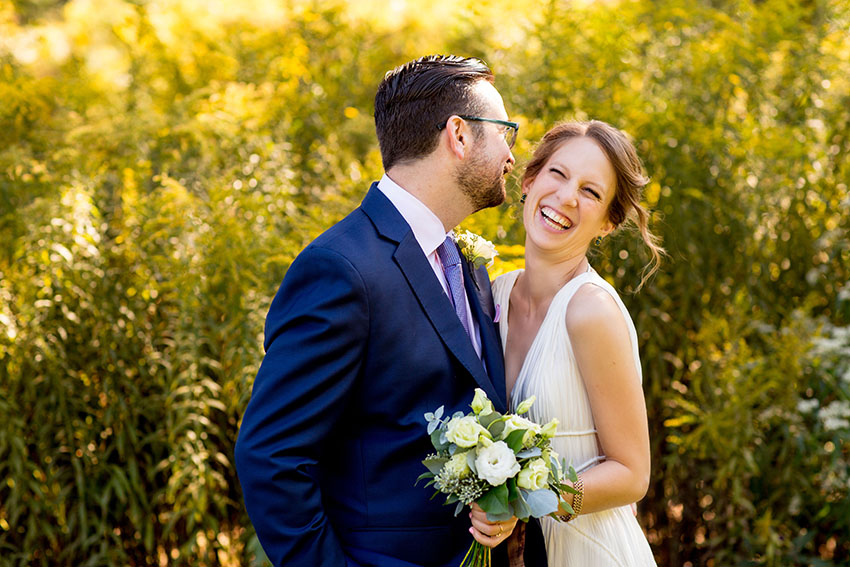 wedding photos of a couple in lincoln park