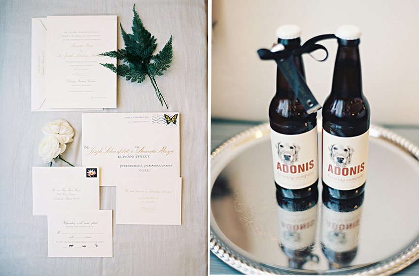 custom beer label for wedding
