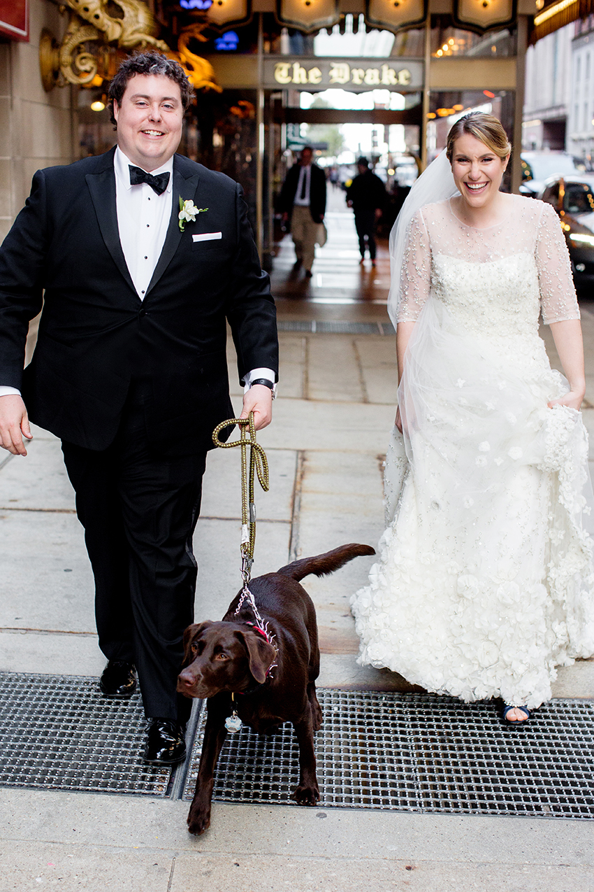 wedding photos with dog